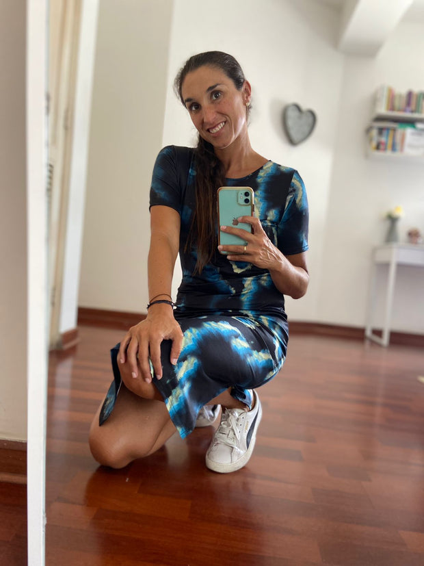 Vestido Midi T.Shirt Noche