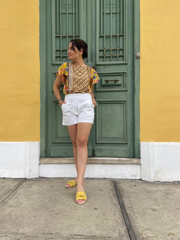 Short CA Blanco Ivory
