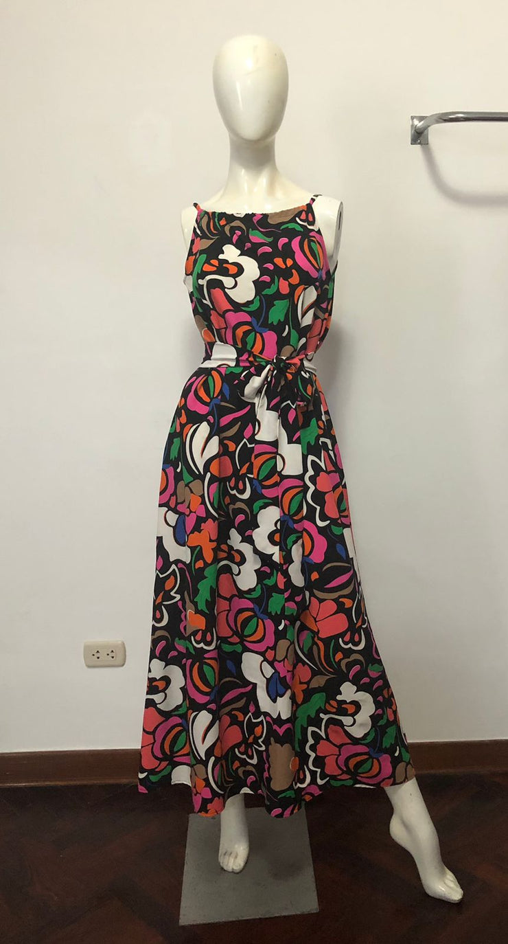 Vestido Maxi Pita de Colores Stock