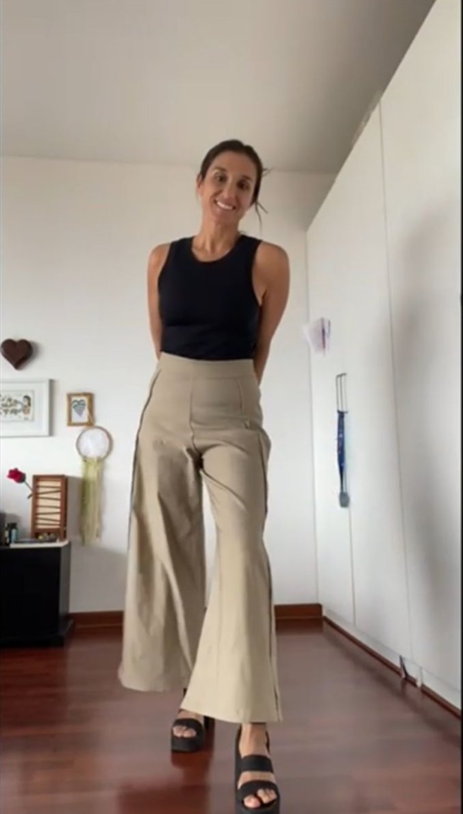 Pantalón Palazo Pita Nude Stock