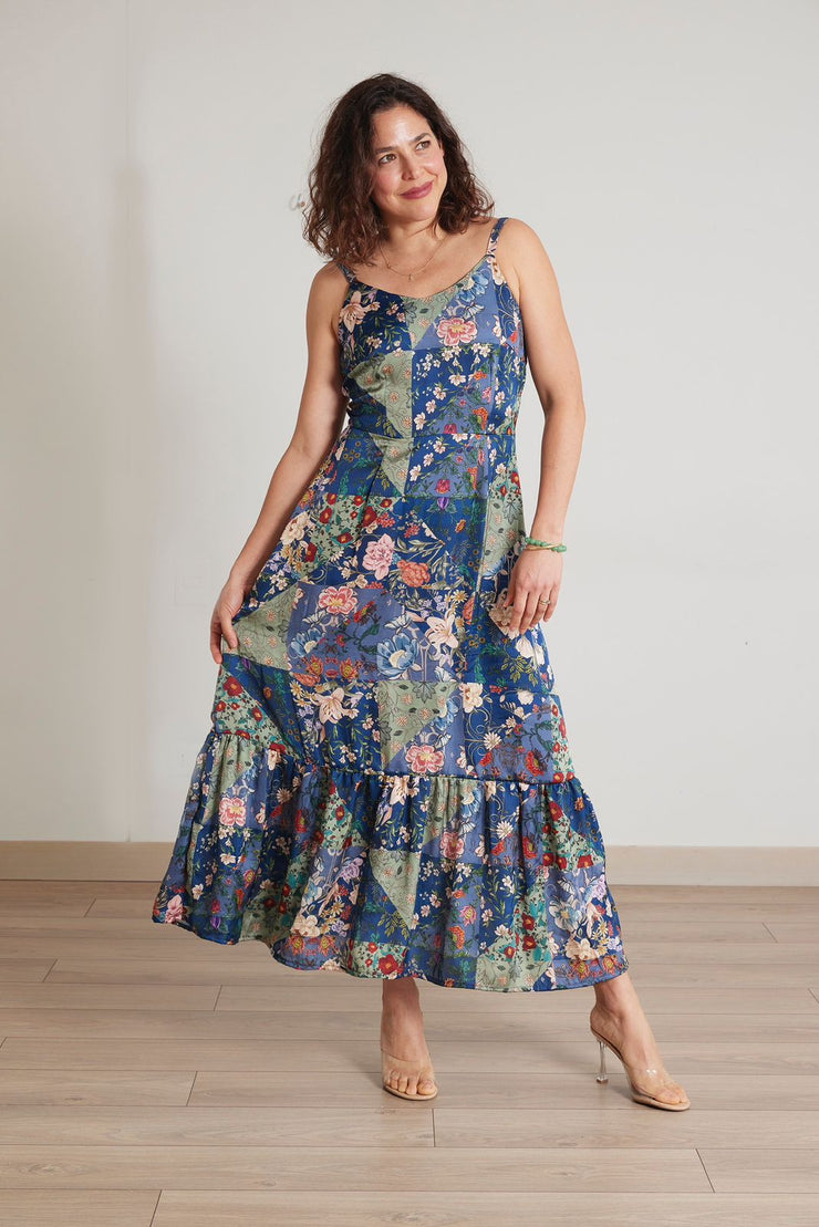 vestido frescura floral