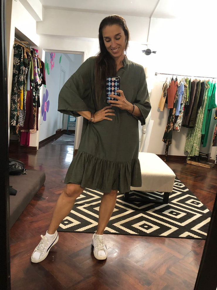 Vestido Midi Verde