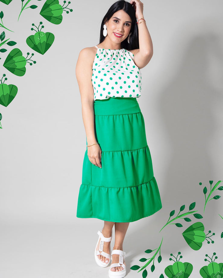 Falda Tiempos Verde