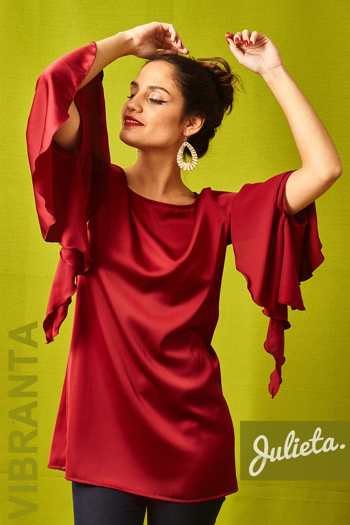 Blusas guindas deals