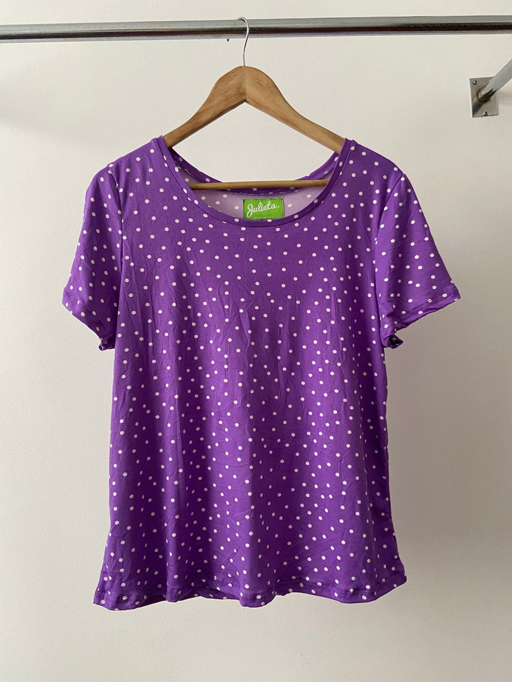 Cool T-Shirt Morado Dots