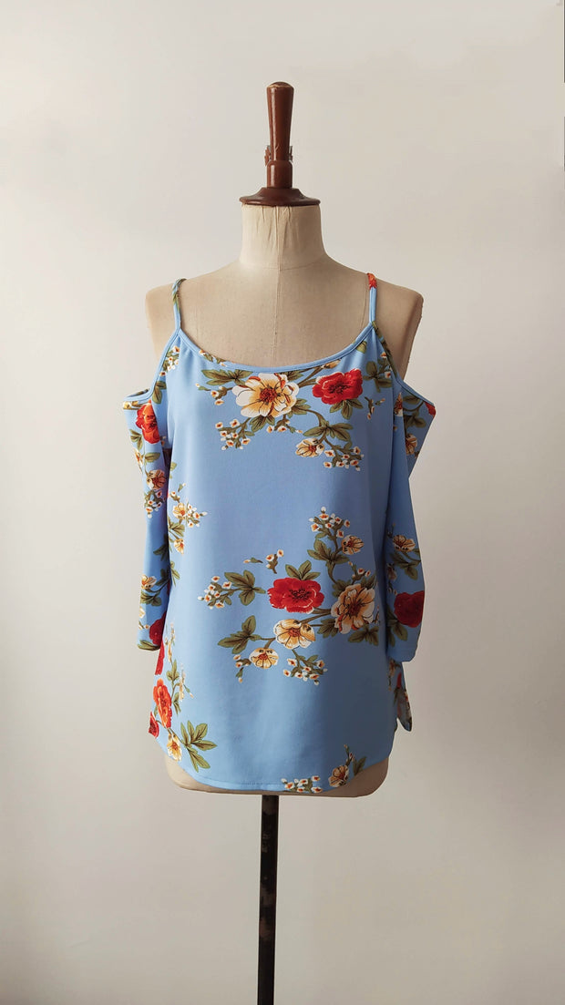 Blusa HH Celeste Floral