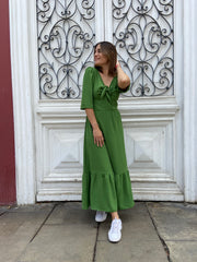 Vestido Lazo Sol Verde