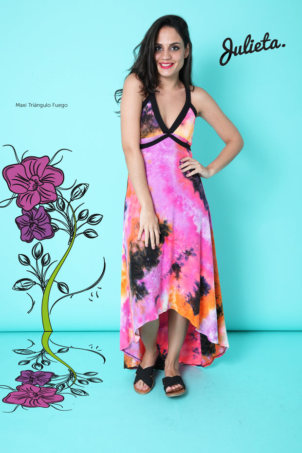 VESTIDO MAXI FUEGO