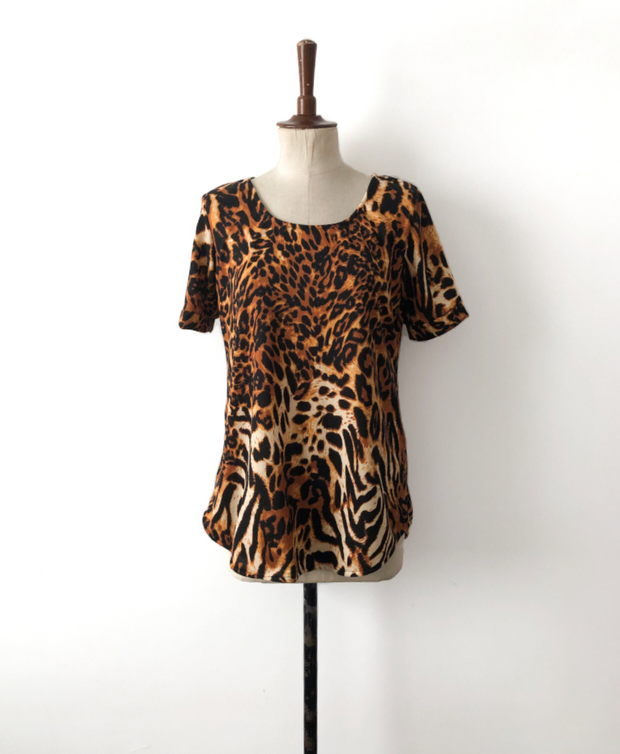 Top Relax Animal Print