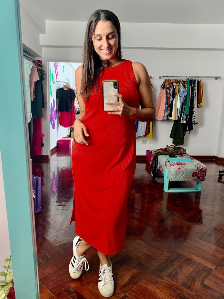 Vestido Olímpico Rojo