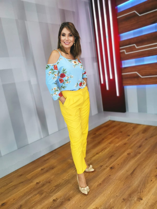 Blusa HH Celeste Floral