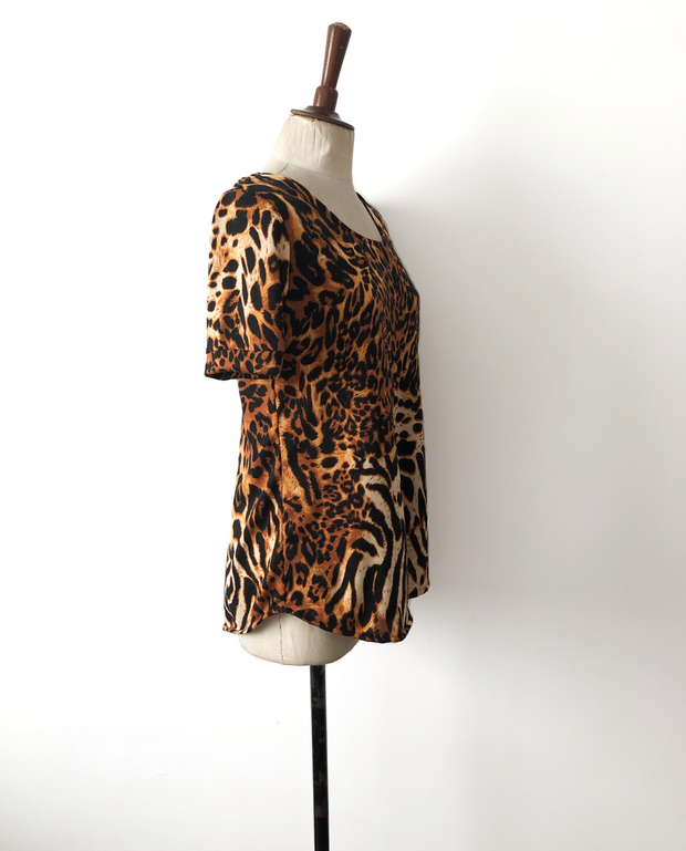 Top Relax Animal Print