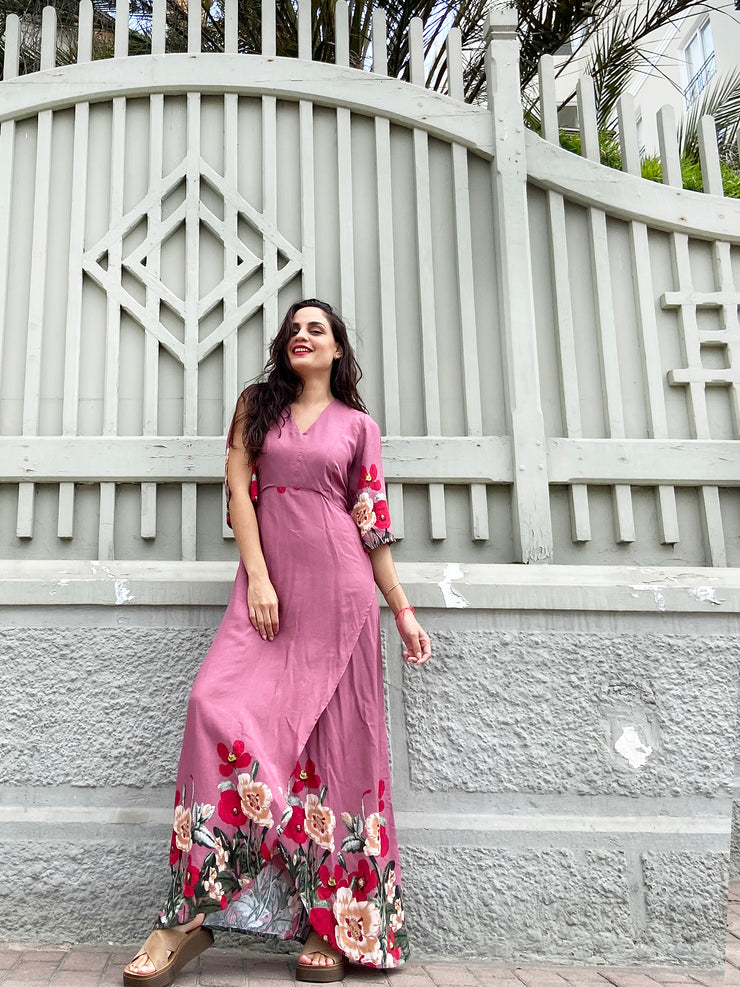 Vestido Maxi Mur Rosa